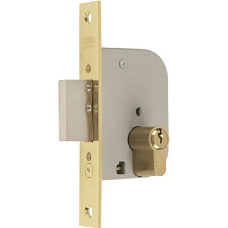 Compra CERRADURA EMBUTIR SERIE 600 1612 LATONADO 50 MCM 1612-250A311 al mejor precio