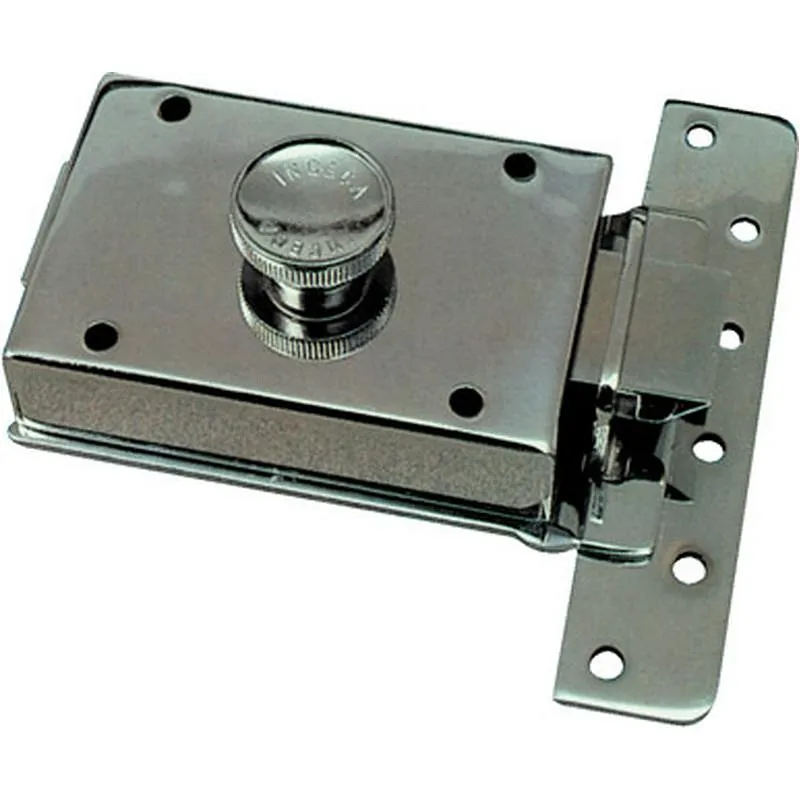Compra CERRADURA SOBREPONER CONTRAPALANCA GOLPE Y LLAVE 304/60 IZQUIERDA CROMO INCECA 36400 al mejor precio