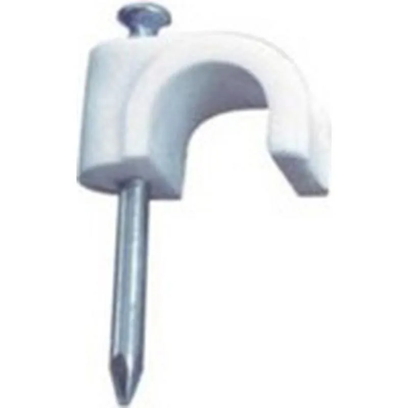 Compra GRAPA PLASTICO CABLE REDONDO BLANCA 8 UNIDADES 8 MM FER 2287 al mejor precio