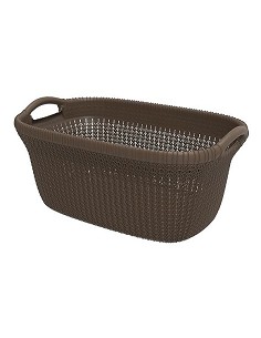 Compra Cesta ropa knit basket 40 l marron 228408 al mejor precio