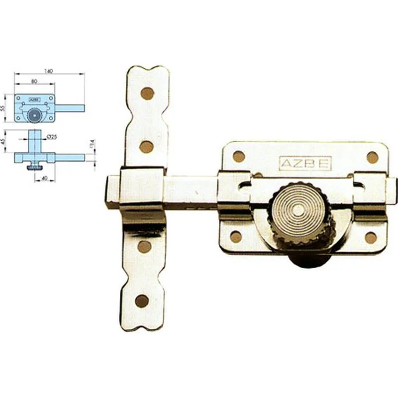 Compra CERROJO 18 CON BOTON INTERIOR, CILINDRO diametro 25X45MM NIQUEL YALE 18HN al mejor precio
