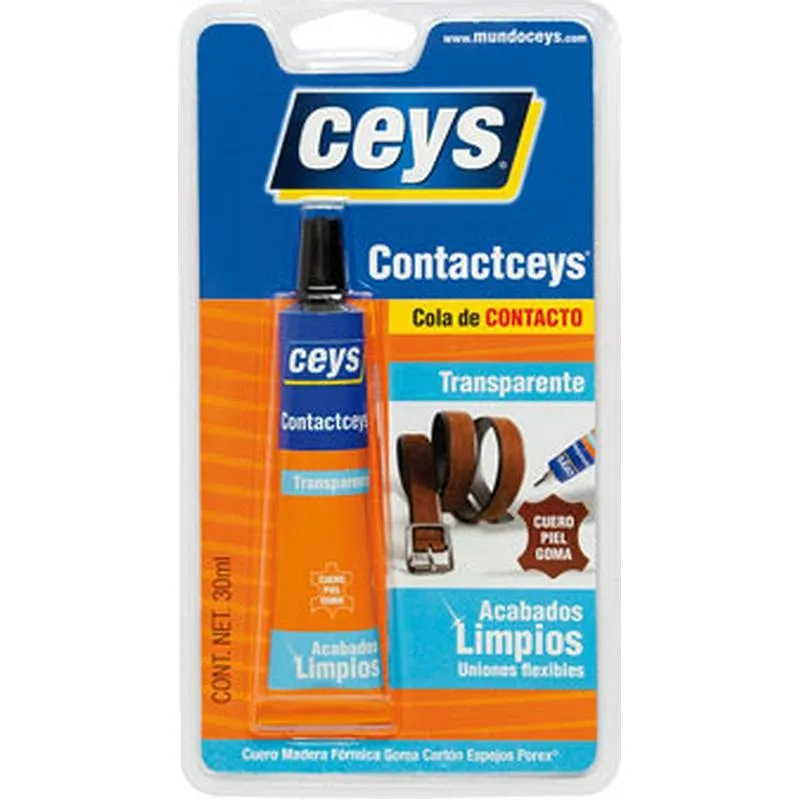 Compra COLA DE CONTACTO CONTACTCEYS 30 ML TRANSPARENTE CEYS 503603 al mejor precio