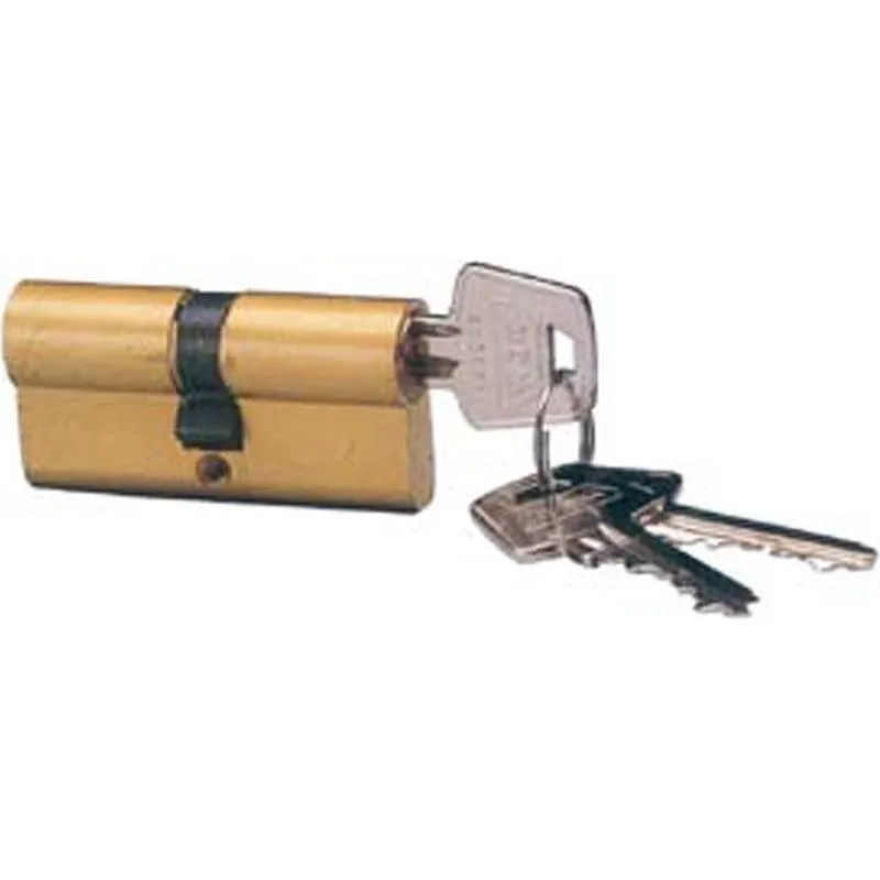 Compra CILINDRO E LEVA LARGA 30-40 LATON, 3 LLAVES MCM E:30-40 al mejor precio