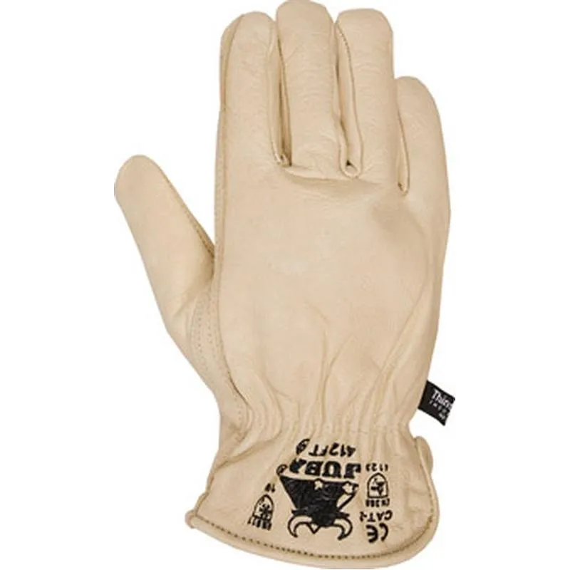 Compra GUANTE PIEL FLOR VACUNO CON FORRO THINSULATE TALLA 10 UNICA JUBA H412FT al mejor precio