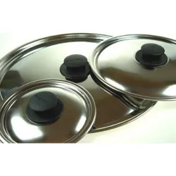 TAPA ACERO INOX POMO...