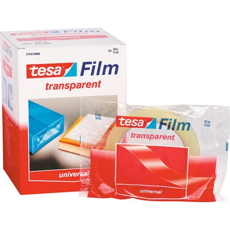 Compra CINTA ADHESIVA OFICINA TESAFILM STANDARD 66 M X 15 MM TESA TAPE 57342-00008-01 al mejor precio