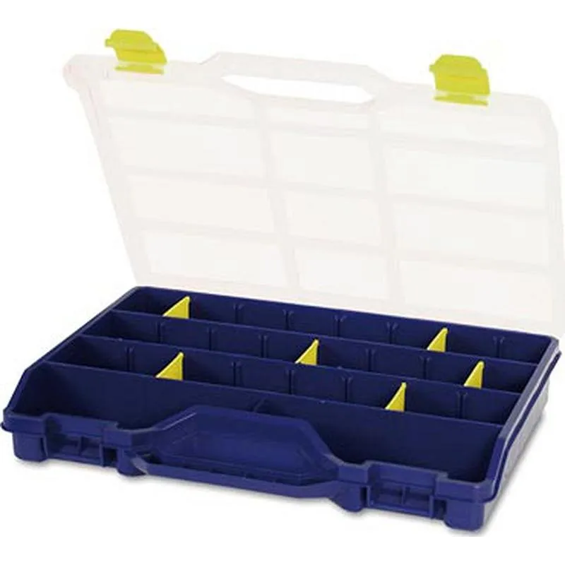 Compra CLASIFICADOR MALETIN PLASTICO N.46-26 AZUL 21 COMPARTIMIENTOS 378 X 290 X 61 MM TAYG 146008 al mejor precio