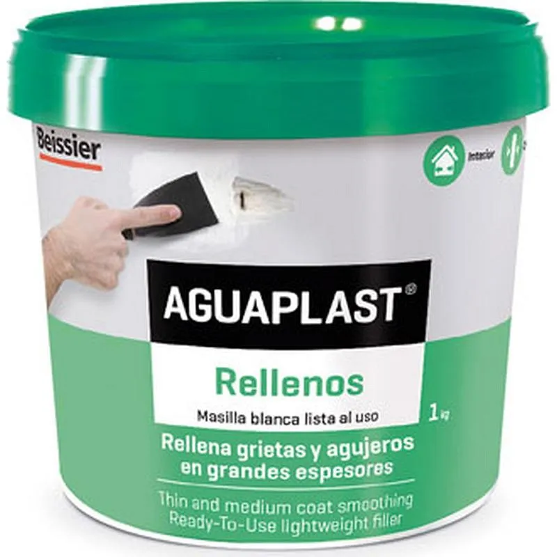 Compra MASILLA AGUAPLAST RELLENOS 1 KG BEISSIER 70059-003 al mejor precio