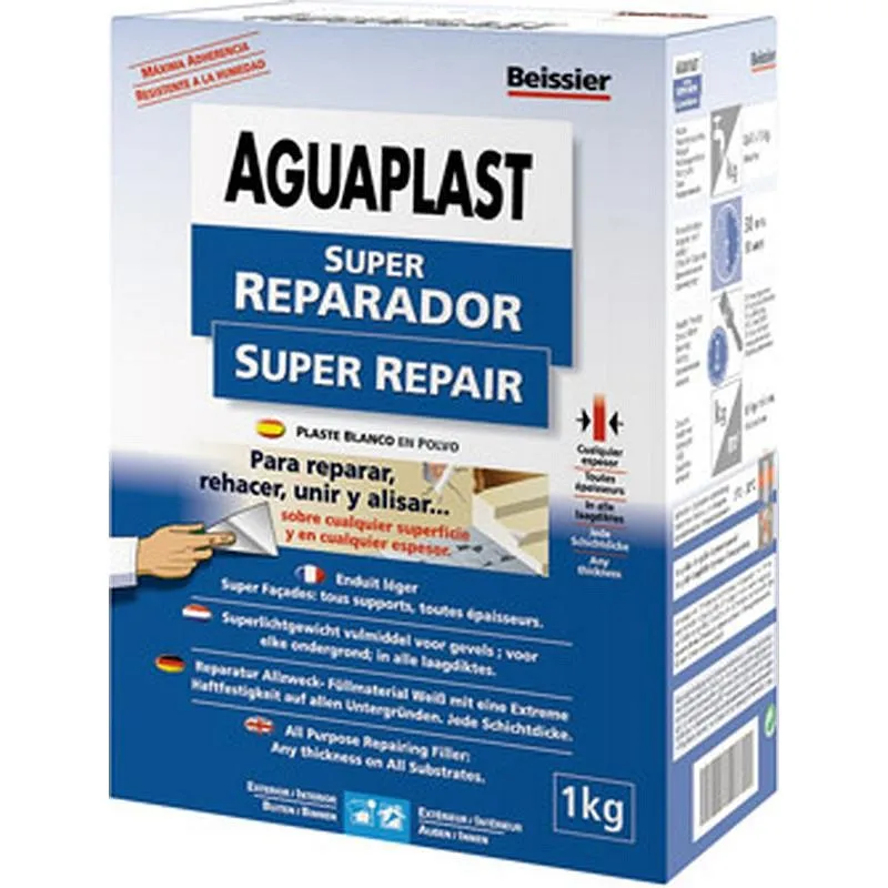 Compra PLASTE AGUAPLAST SUPER REPARADOR POLVO 1 KG BEISSIER 70071-001 al mejor precio