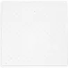 Compra ALFOMBRA DE DUCHA 54X54 CM CAUCHO NATURAL BLANCA DINTEX 07035 al mejor precio
