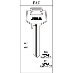 LLAVE ACERO FAC-10D JMA...