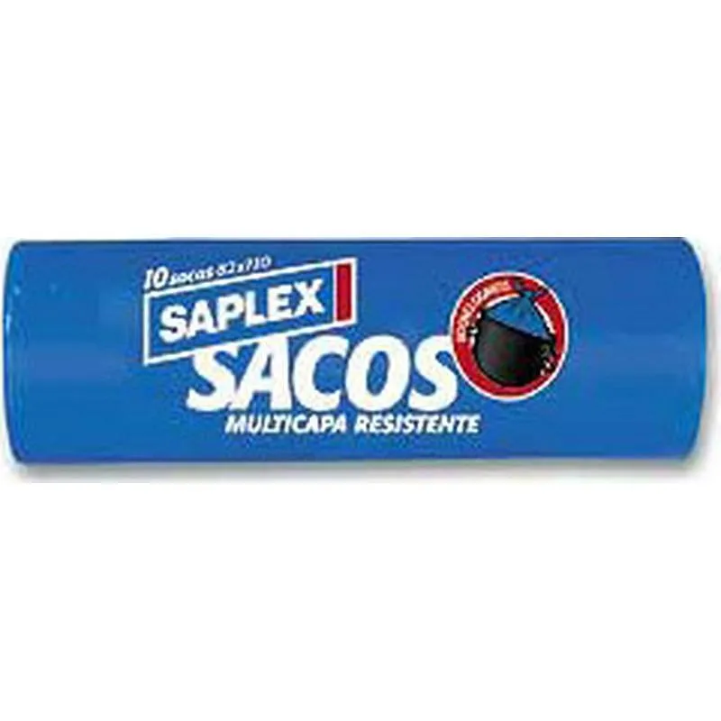 Compra SACO BASURA 100 L (10 UDS) ECO 82X110 CM G-108 SAPLEX 29SG0251 al mejor precio