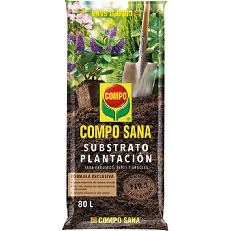 Compra SUBSTRATO PLANTACION COMPO 80 L COMPO 1166114011 al mejor precio
