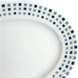 Compra FUENTE OVAL PORCELANA DECORADA GAUDI 545 7079582 al mejor precio