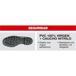 Compra BOTA AGUA CAÑA ALTA 1066 NEGRA TALLA 45 PANTER 310011717 al mejor precio