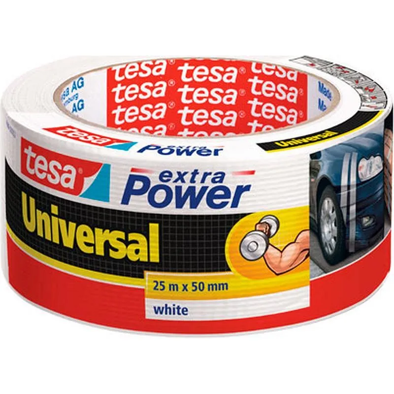 Compra CINTA AMERICANA UNIVERSAL EXTRA POWER 25 M X 50 MM BLANCO TESA TAPE 56388-00002-05 al mejor precio