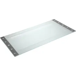 BANDEJA CRISTAL 19X36 GRIS...