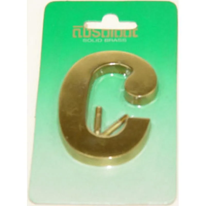 Compra LETRA LATON 75 MM AB046-C 7678760 al mejor precio