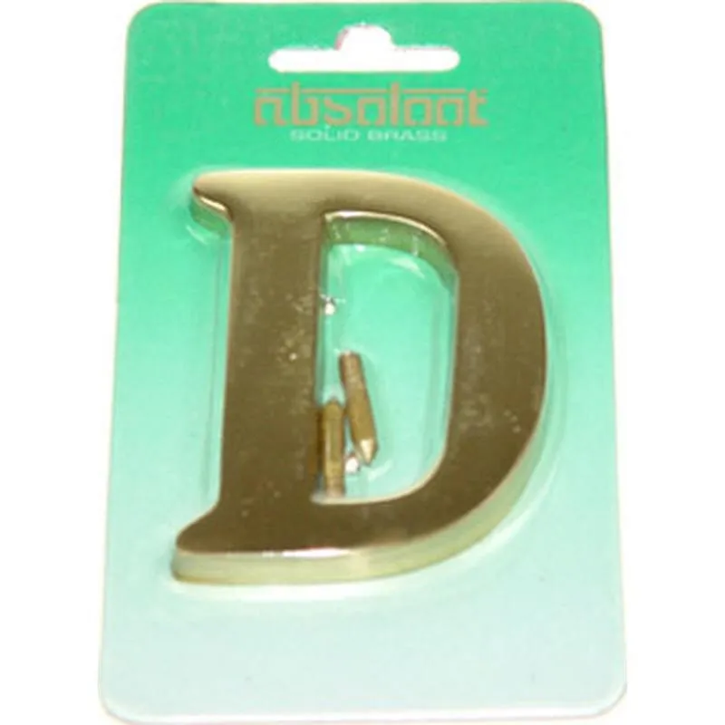 Compra LETRA LATON 75 MM AB046-D 7678861 al mejor precio