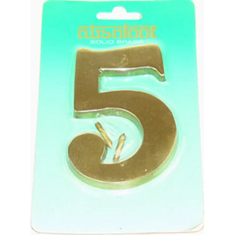 Compra NUMERO DE LATON 100 MM AB045-5 7680982 al mejor precio