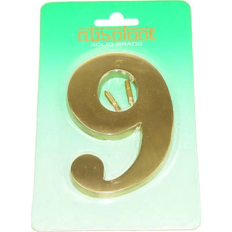 Compra NUMERO DE LATON 100 MM AB045-9 7681386 al mejor precio