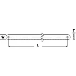 Compra HOJA SIERRA 3906 SANDFLEX 300-18-100 BAHCO 3906-300-18-100 al mejor precio