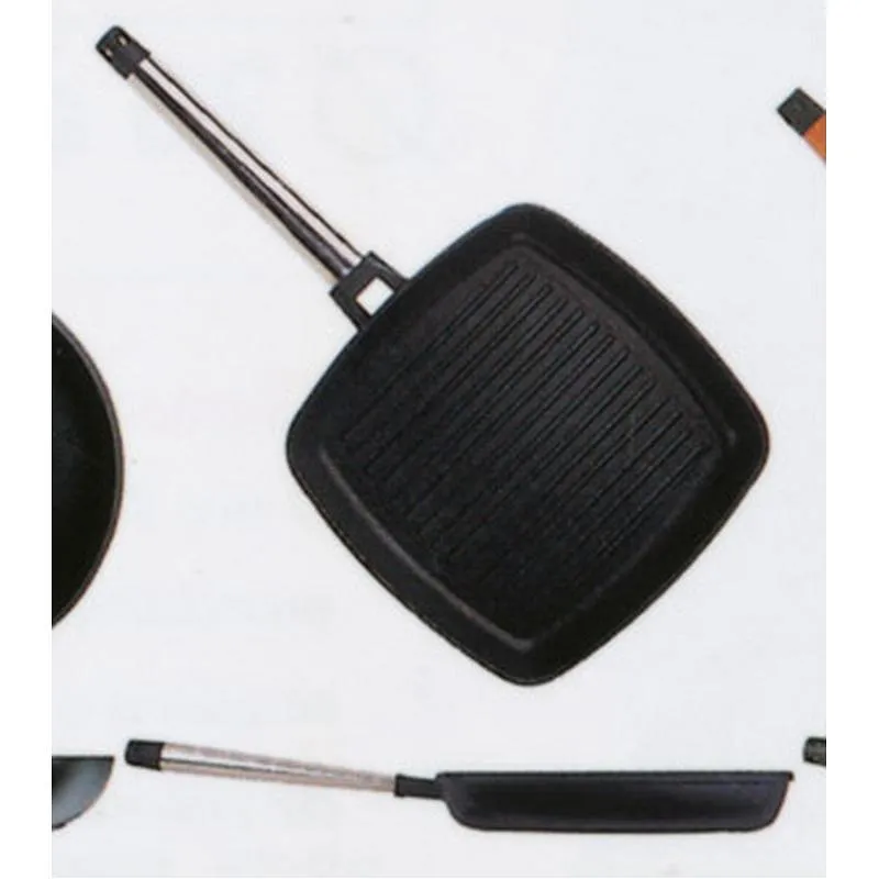 Compra GRILL ALUMINIO FUNDIDO MANGO INOX 27 CM CASTEY 6-G27 al mejor precio