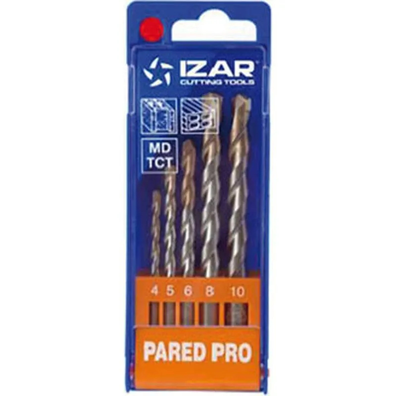 Compra BROCA PARED PROFESIONAL CILINDRICA METAL DURO JUEG 1486-4 A 10 MM 5 UDS IZAR 30220 al mejor precio