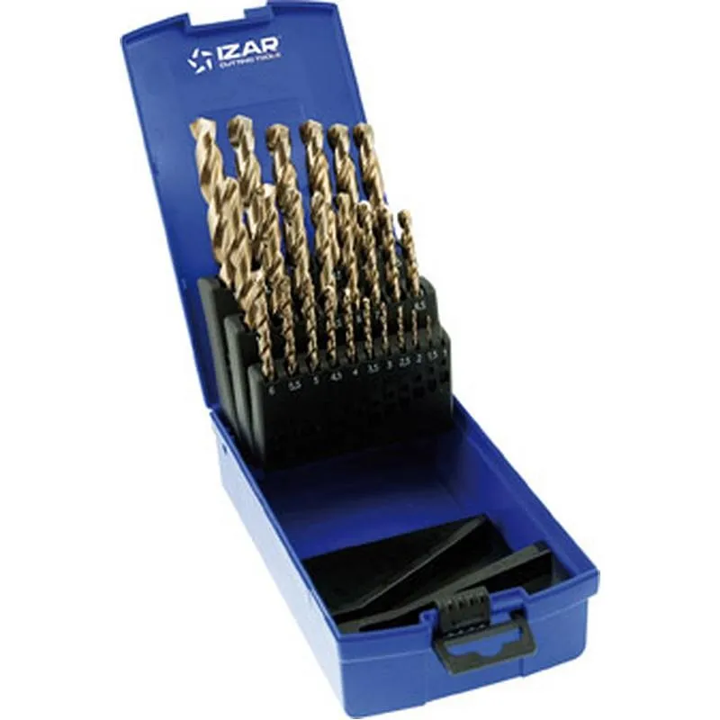 Compra BROCA HSS COBALTO DIN 338 N JGO 25 UDS 1456/1-13 MM IZAR 18370 al mejor precio