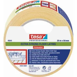 Compra CINTA DOBLE CARA SUELOS EXTRAFUERTE PERMANENTE 25 M X 50 MM TESA TAPE 04944-00001-11 al mejor precio