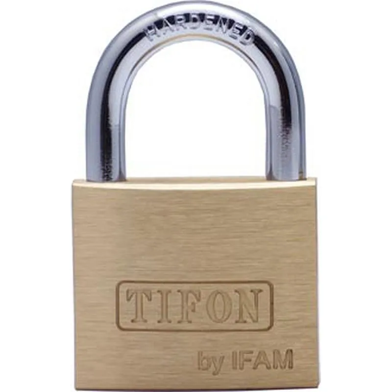 Compra CANDADO TIFON ARCO NORMAL BLISTER 50 MM LATON TIFON 075001 al mejor precio