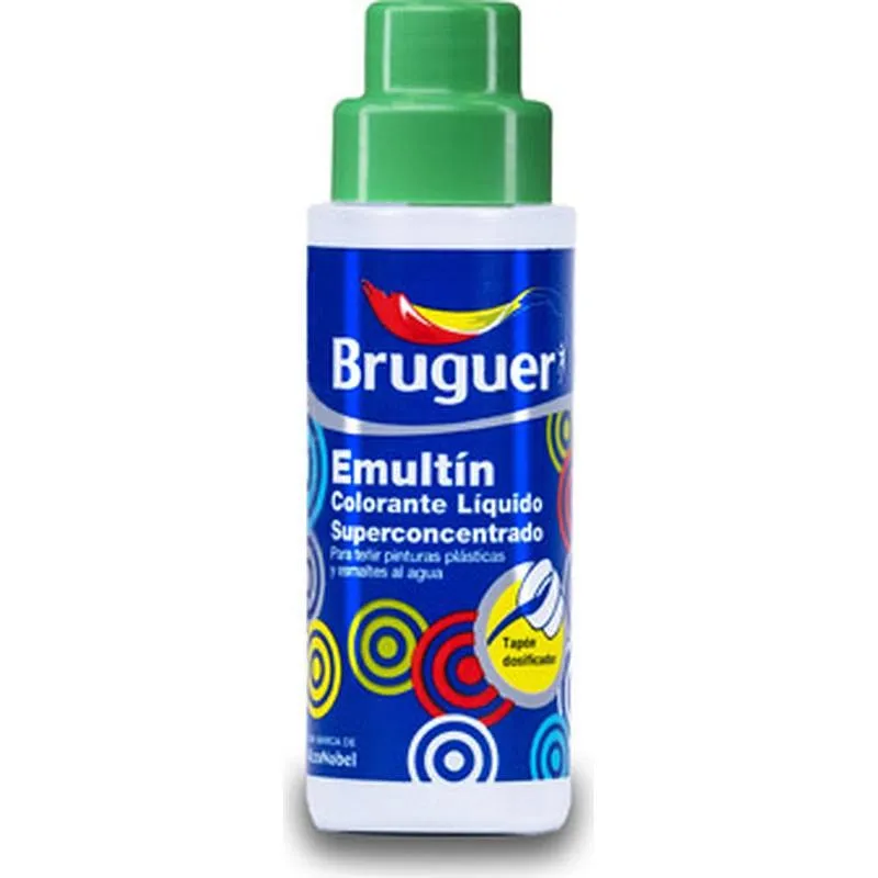 Compra TINTE CONCENTRADO AL AGUA EMULTIN 50 ML VERDE HIERBA BRUGUER 5056657 al mejor precio