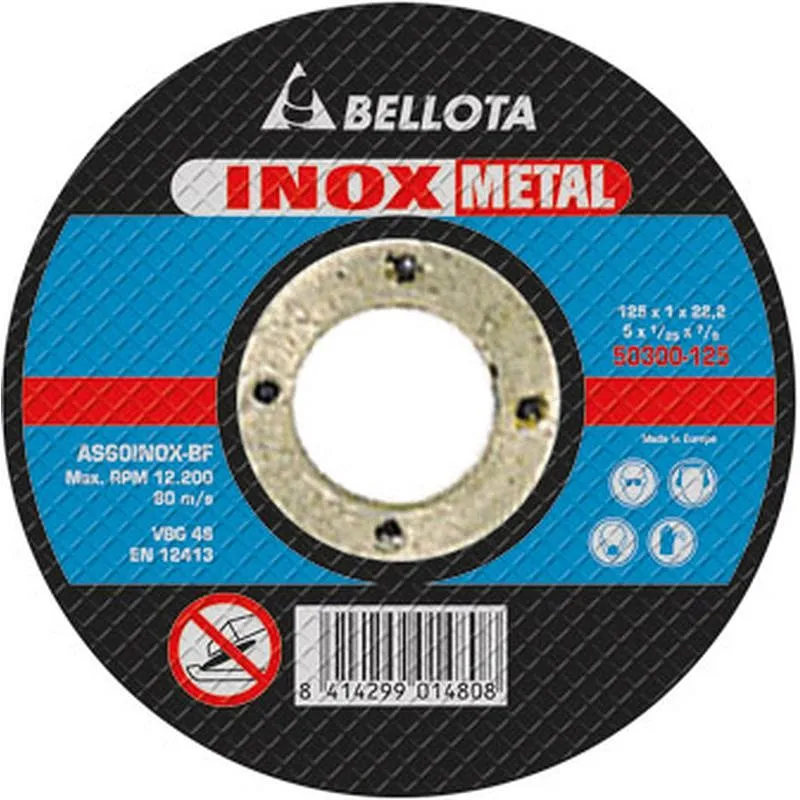 Compra DISCO CORTE INOX diametro 115 MM BELLOTA 50300-115 al mejor precio
