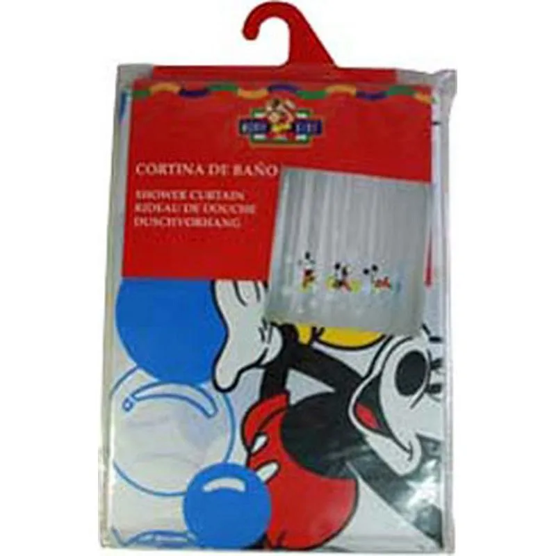 Compra CORTINA BAÑO PVC MICKEY 180 X 180 CM NON 8250959 al mejor precio