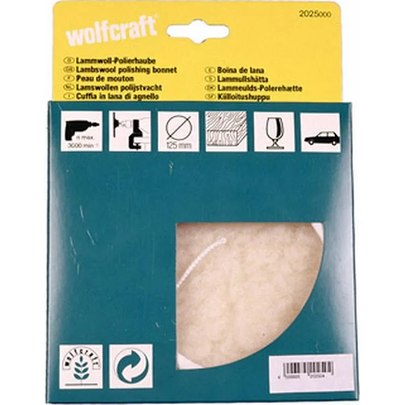 Compra BOINA PULIDO LANA diametro 125 MM WOLFCRAFT 2025000 al mejor precio