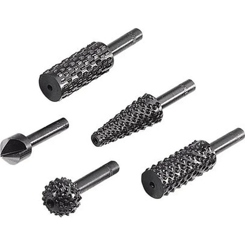 Compra ESCOFINA Y AVELLANADOR PARA TALADRO SET 5 PZS WOLFCRAFT 2540000 al mejor precio