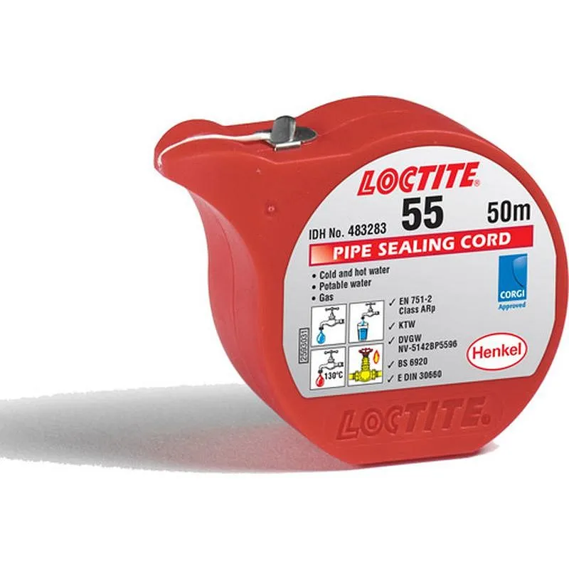 Compra HILO SELLADOR PROFESIONAL TUBERIAS 55 50 M LOCTITE INDUSTRIAL 8305725 al mejor precio