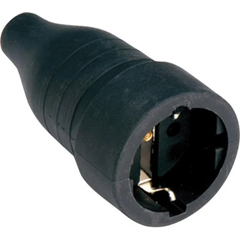 Compra BASE ENCHUFE AEREA GOMA NEGRO 250V FAMATEL 257 al mejor precio