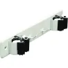 Compra COLGADOR ESCOBAS CON TORNILLOS DOBLE + 2 GANCHOS BLANCO BRINOX B70650D al mejor precio