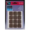 Compra FIELTRO ADHESIVO PATA MUEBLE MARRON 22 X 22 MM INOFIX 4005-4- 000 al mejor precio