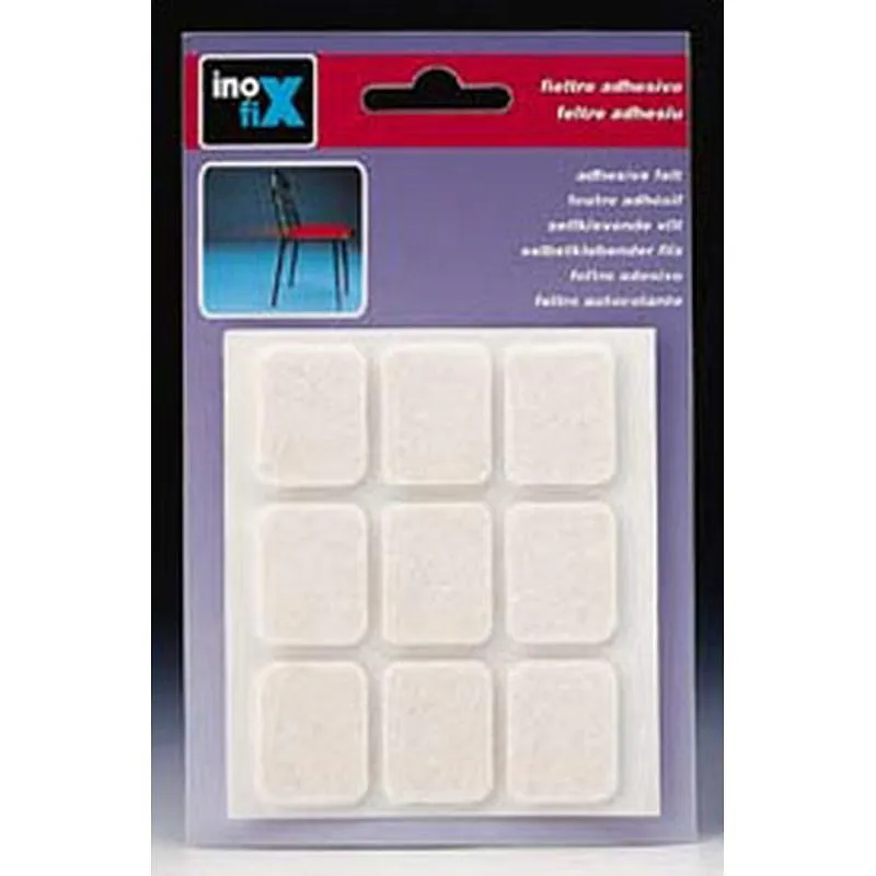 Compra FIELTRO ADHESIVO PATA MUEBLE MARRON 29 X 23 MM INOFIX 4006-4- 000 al mejor precio
