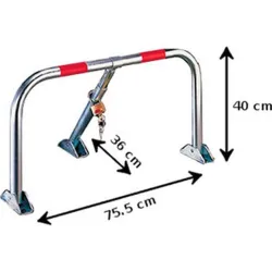 Compra BARRERA PARKING CON CANDADO 815 X 462 X 433 MM DICOAL D310ECO al mejor precio