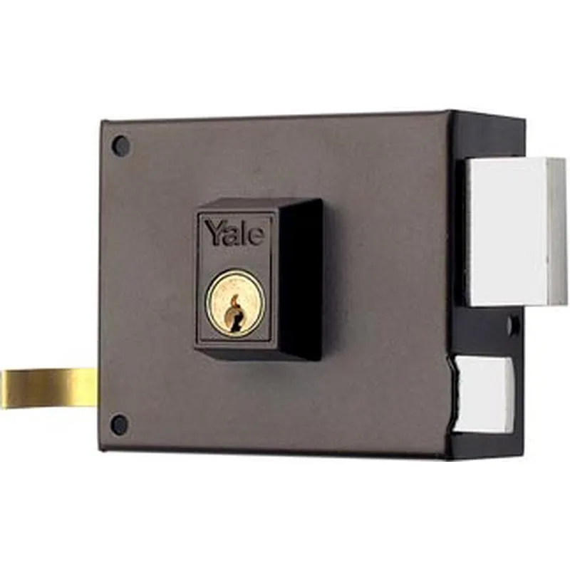 Compra CERRADURA 125-80 ENTRADA 48MM CILINDRO diametro 25X50MM H.PINTADO, IZQUIERDA YALE 12580IHP al mejor precio