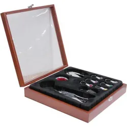 Compra SET VINO EN CAJA MADERA LUJO DALLA PIAZZA M51 al mejor precio