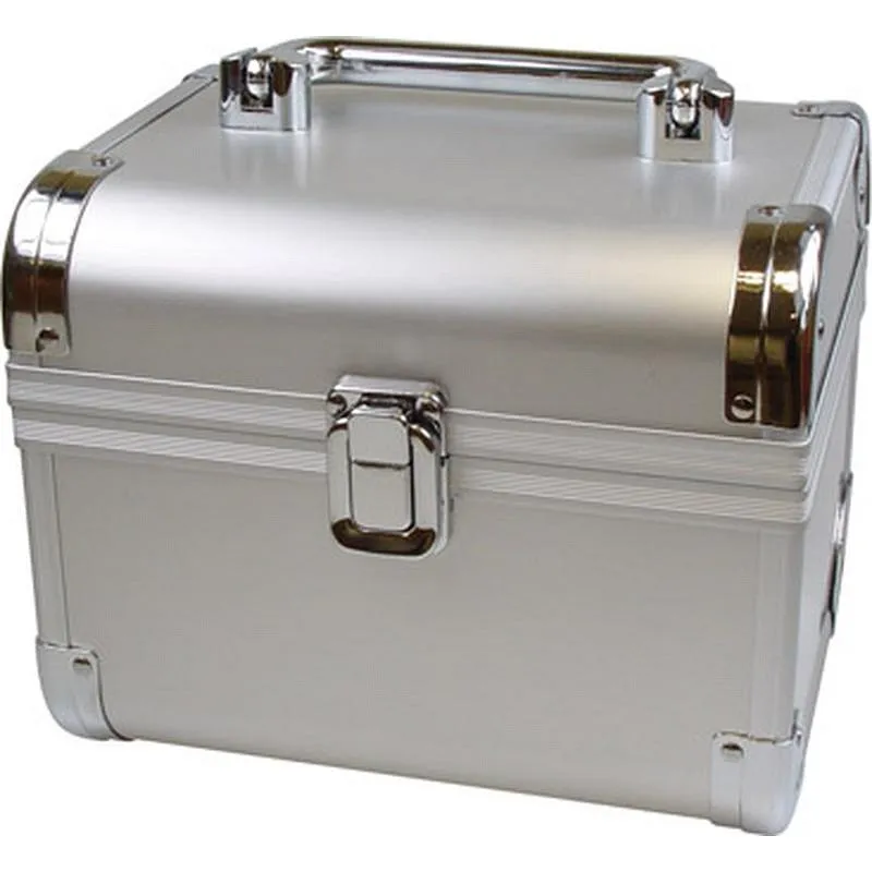 Compra MALETIN JOYERO Y MAQUILLAJE ALUMINIO 17X13,5X14 CM SGM 8421 A al mejor precio