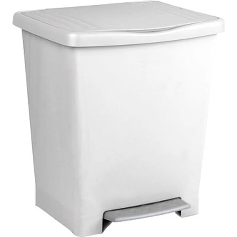 Compra CUBO CON PEDAL MILENIUM 23 L BLANCO 33 X 28 X 39 CM TATAY 1101401 al mejor precio