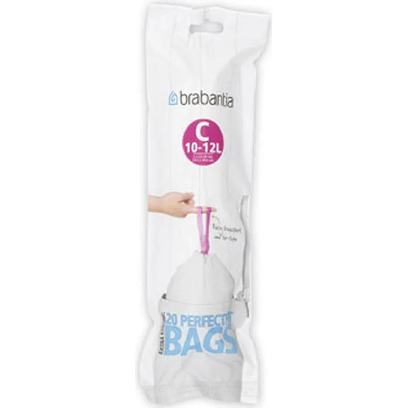 Compra BOLSA BASURA 10-12 L (20 UDS) CIERRA FACIL CODIGO C BRABANTIA 245343 al mejor precio