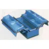 Compra CAJA HERRAMIENTAS METAL AZUL 4 COMPARTIMIENTOS 530 X 205 X 215 MM HECO 108 7 al mejor precio