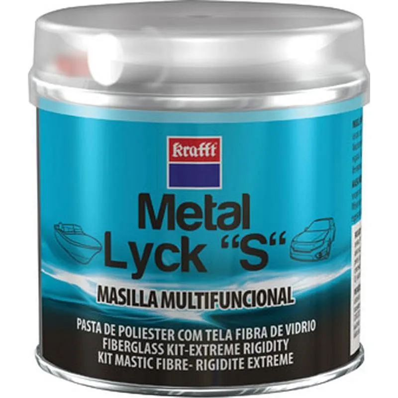 Compra MASILLA REPARACION POLIESTER METAL-LYCK S 250 GR KRAFFT 14432 al mejor precio