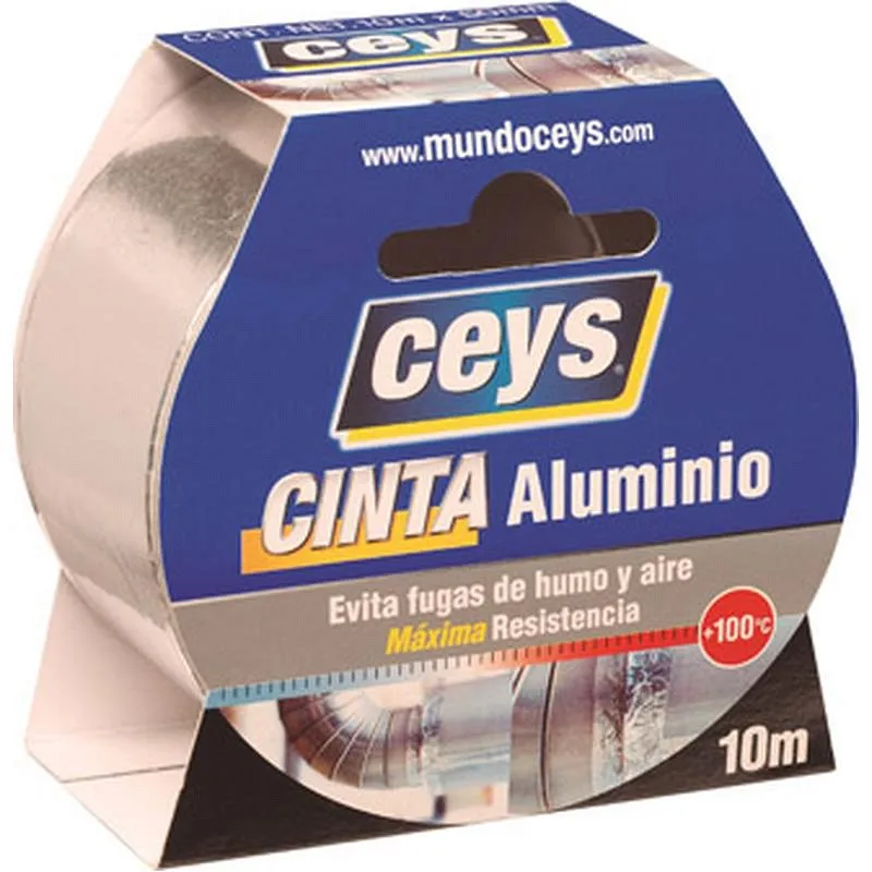 Compra CINTA ALUMINIO 70 MICRAS 10 M X 50 MM CEYS 507616 al mejor precio